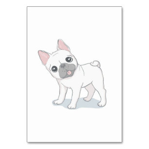 Numéro De Table Chien mignon chiot Cadeau Pour Amoureux de les c