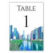 Numéro De Table Chiffres de table de la rivière Chicago (Par défaut)