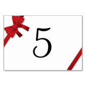 Numéro De Table Chiffres de table de mariage d'hiver des vaches ro (Dos)