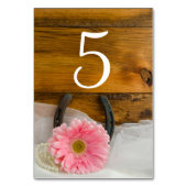Numéro De Table Chiffres de tableau du Mariage occidental Rose Dai (Par défaut)