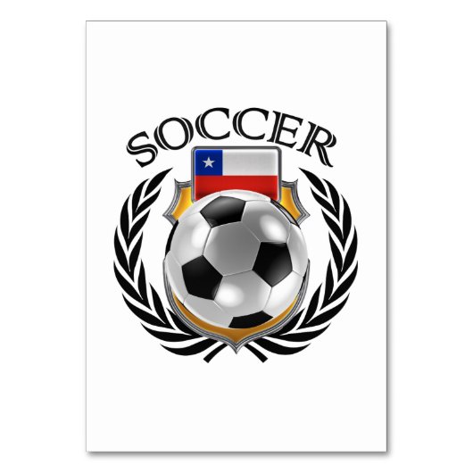 Numéro De Table Chili Soccer 2016 (Dos)