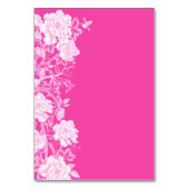 Numéro De Table Chinoiserie rose chaud Siege Numéro de tableau (Dos)