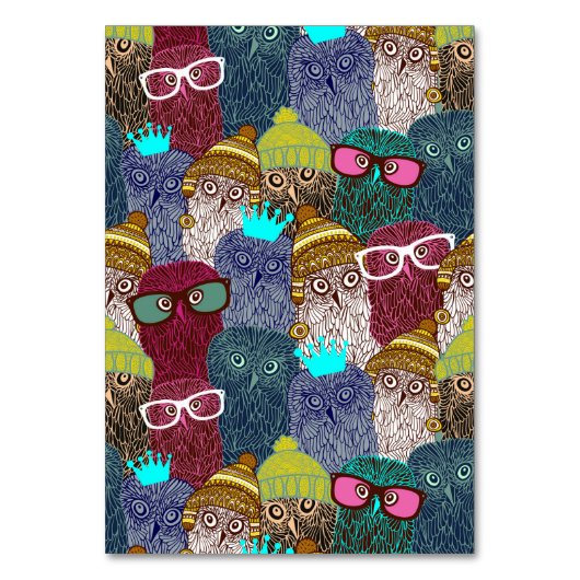 Numéro De Table Chouette dans la couronne (Par défaut)