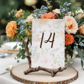 Numéro De Table Chouette des bois