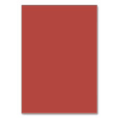 Numéro De Table Christmas Snowman Holiday Table Card (Dos)