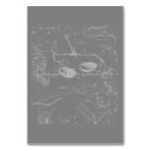 Numéro De Table Chrome like Libra Zodiac (Dos)