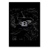 Numéro De Table Chrome like Libra Zodiac (Par défaut)