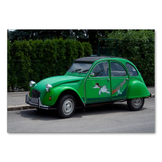 Numéro De Table Citroen 2 CV Sauss Ente (Devant)
