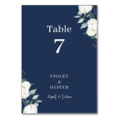 Numéro de table classique moderne en coton d'eucal (Par défaut)