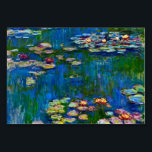 Numéro De Table Claude Monet - Lys d'eau<br><div class="desc">Claude Monet - Lys d'eau</div>