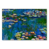 Numéro De Table Claude Monet - Lys d'eau (Devant)