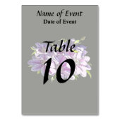 Numéro De Table Clematis rose (Par défaut)