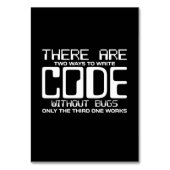 Numéro De Table Code Écriture Programmer sans bogues (Par défaut)