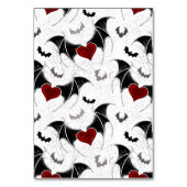 Numéro De Table Coeur d'Halloween avec ailes de chauve-souris noir (Par défaut)