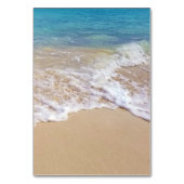 Numéro De Table Cœurs de plage à la fenêtre (Dos)