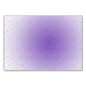 Numéro De Table Coeurs d'or Ombre violet (Dos)