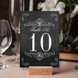 Numéro De Table Collection de Mariages Ornate Chalkboard<br><div class="desc">La Collection de Mariages Ornate Chalkboard - Cartes Numéro De Table. *** COMMENT COMMANDER *** S'il vous plaît customiser et ajouter chaque carte de numéro de table à votre panier,  un par un. Zazzle ne dispose pas actuellement d'un système permettant la personnalisation des produits une fois la commande passée.</div>