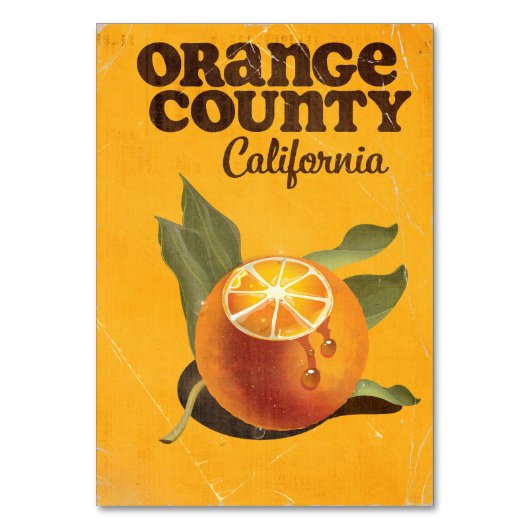 Numéro De Table Comté d'Orange Californie (Par défaut)