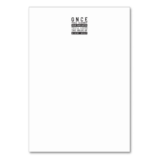 Numéro De Table Conception de devis de sagesse - Valeur de chaque (Dos)
