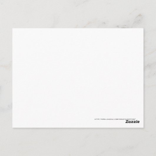 Numéro de table Confetti Carte postale (Dos)