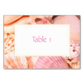 Numéro De Table Coques roses (Devant)