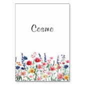 Numéro de table Cosmo fleur sauvage (Dos)