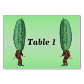 Numéro De Table Costume Brown Imaginaire Pickle Man (Devant)