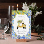 Numéro De Table Côte d'Amalfi | Mariage de carreaux de citron médi<br><div class="desc">Les numéros de table rehaussent le look de votre tablescape et mettent la touche finale sur votre journée spéciale. Impression de texte personnalisée des noms ou numéros de vos tables. Collines au coucher du soleil, oliveraies, citronniers et vin blanc. Cette palette apporte des graphismes magnifiques, des motifs doux et des...</div>