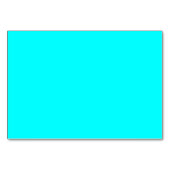 Numéro De Table couleur aqua / cyan (Dos)