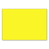 Numéro De Table Couleur jaune clair clair (Devant)