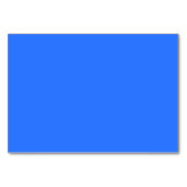 Numéro De Table couleur profonde bleu électrique (Dos)