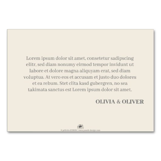 Numéro De Table Couple Mariage baiser en monochrome (Dos)