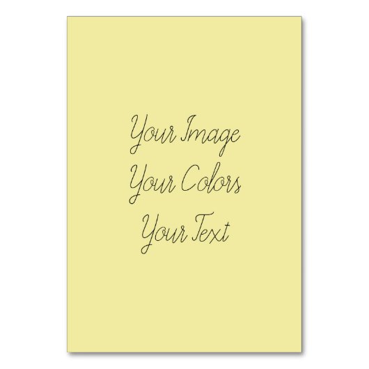 Numéro De Table Créez votre propre (Par défaut)