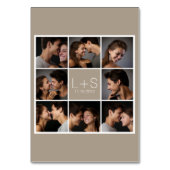 Numéro De Table Créez votre propre collection photo Mariage Monogr (Par défaut)