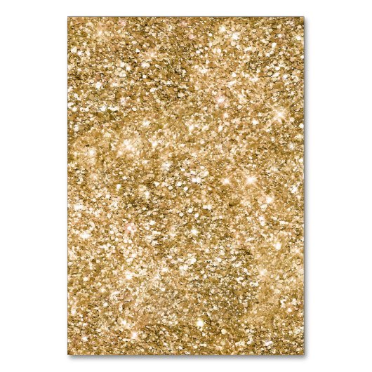 Numéro De Table Crème Glam Or Blanc (Dos)