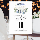 Numéro De Table Cristaux de lune Fleurs Boho Mariage métaphysique