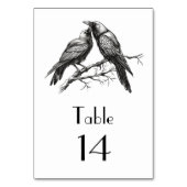 Numéro De Table Croisement de survol (Dos)