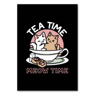 Numéro De Table Cuddin en coupe - Tea Time adorable
