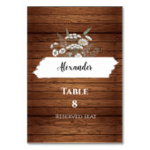 Numéro De Table Custom wedding placeholder card (Par défaut)