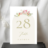Numéro De Table dainty romantique florales jardin de printemps mar