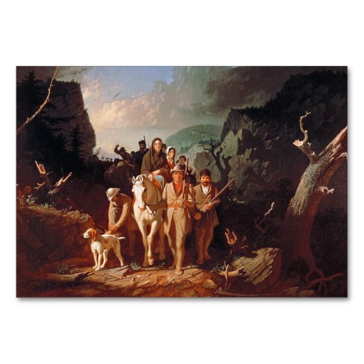 Numéro De Table Daniel Boone escortant des colons (Devant)