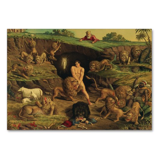 Numéro De Table Daniel dans la fosse aux lions (Devant)