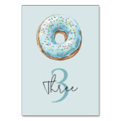 Numéro de table d'anniversaire Donut | Anniversair (Par défaut)