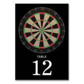 Numéro De Table Dartboard Lover Bullseye fléchettes (Dos)