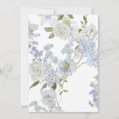 Numéro de table de baptême de garçon floral Delphi (Dos)