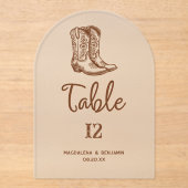 Numéro de table de bottes de cowboy occidentales m (Recto)