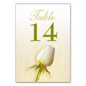 Numéro de table de bourgeon blanc mariage rose sim (Par défaut)