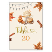 Numéro de table de café en train de brasser Pumpki (Par défaut)