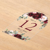 Numéro de table de cérémonie de mariage floral tei (Poser)