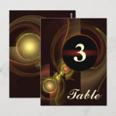 Numéro de table de connexion intime Carte postale (Devant / Derrière)